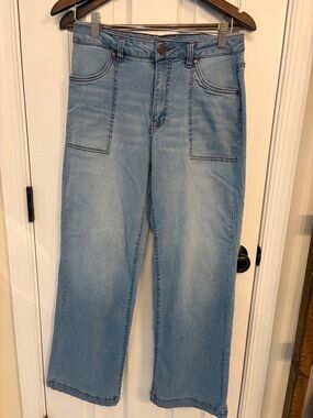d. jeans Light Blue Wide Leg Women's Jeans
